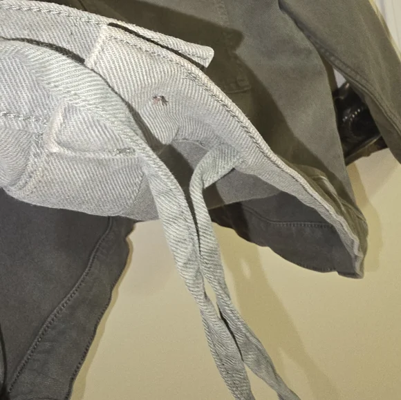 Loft Olive Green Women's Utility Jean Jacket Size: Small - Picture 6 of 8
